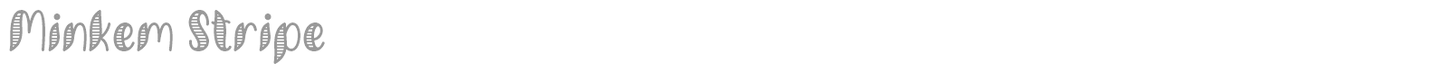 Minkem font preview